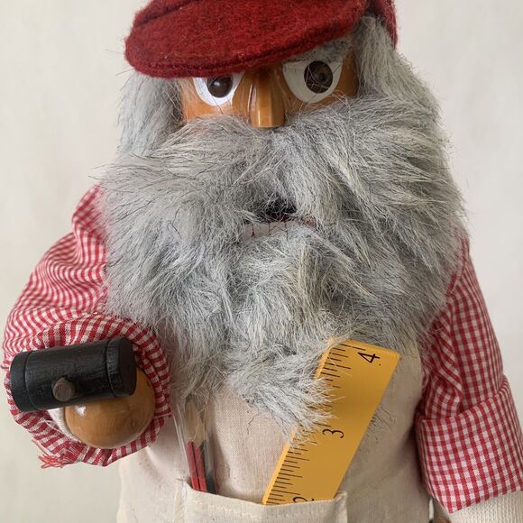 Grandeur Noel 2000 Collector's‎ Edition 17" Wooden Santa Nutcracker Toy Maker - Picture 10 of 16